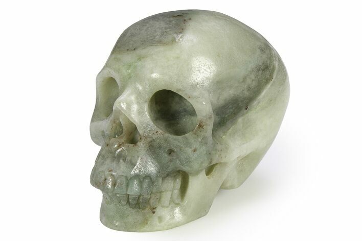 Realistic, Polished Chinese Amazonite Skull #382234